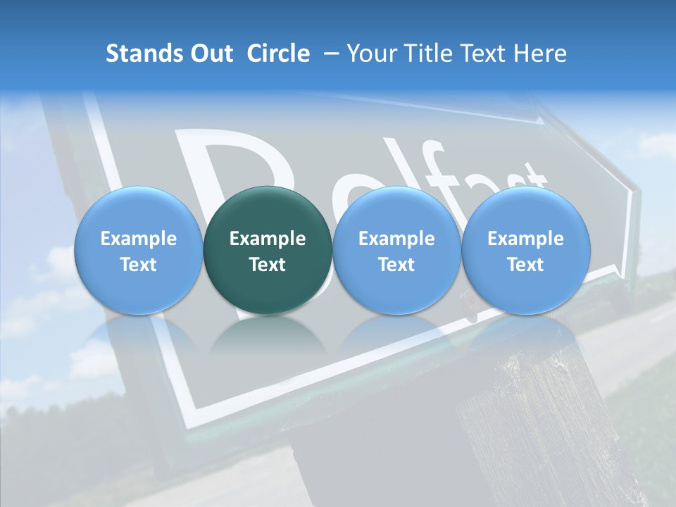 Aim Countryside Mark PowerPoint Template