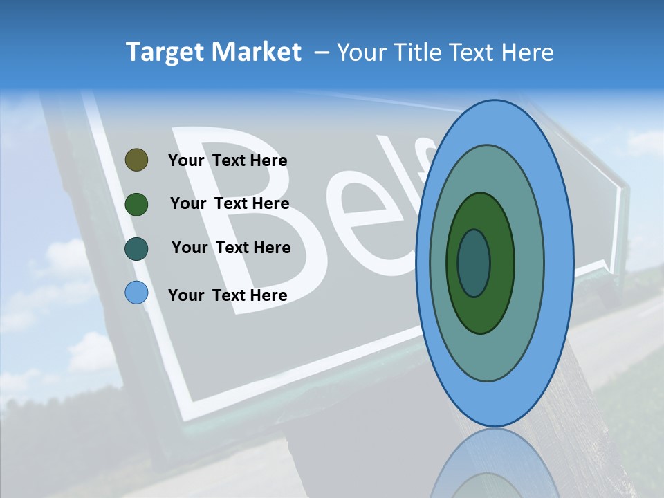 Aim Countryside Mark PowerPoint Template