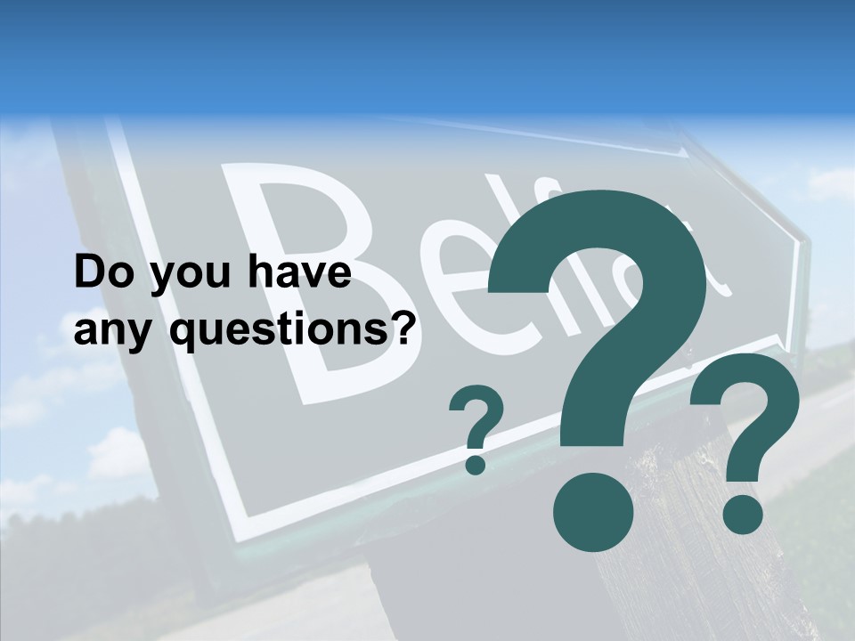 Aim Countryside Mark PowerPoint Template