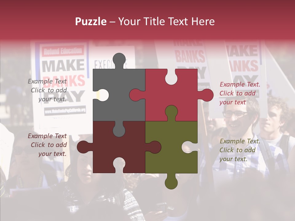 Wooden Ornament Valentine Day PowerPoint Template