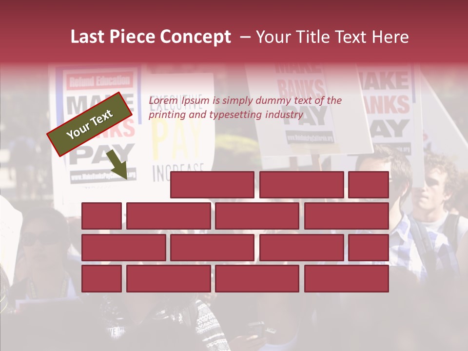 Wooden Ornament Valentine Day PowerPoint Template