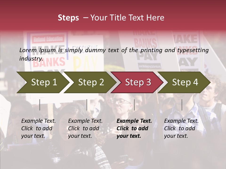Wooden Ornament Valentine Day PowerPoint Template