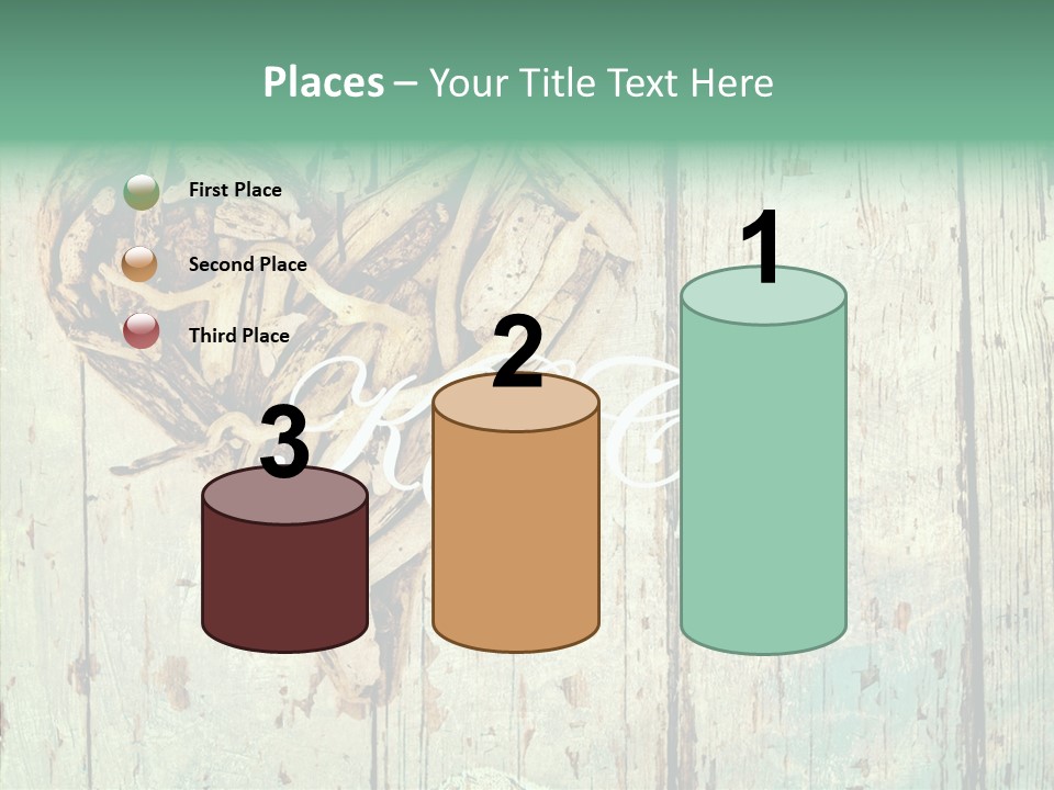 Wooden Ornament Valentine Day PowerPoint Template