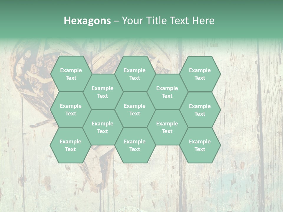 Wooden Ornament Valentine Day PowerPoint Template