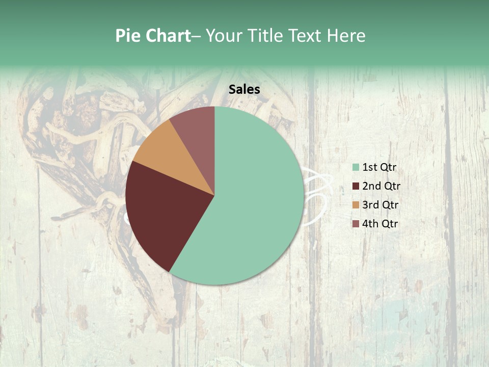 Wooden Ornament Valentine Day PowerPoint Template