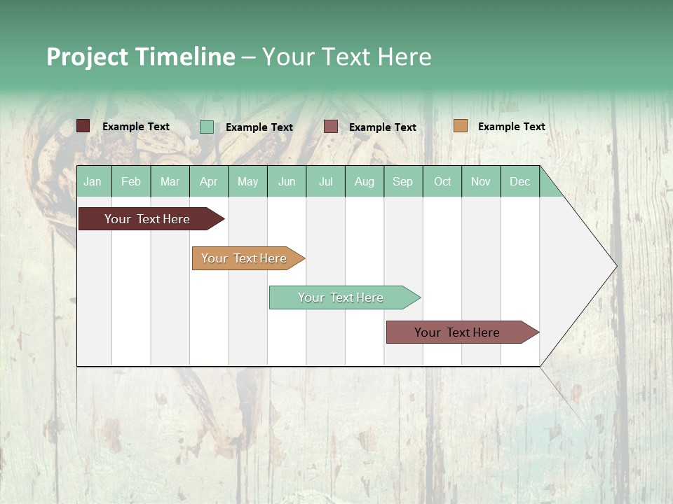 Wooden Ornament Valentine Day PowerPoint Template