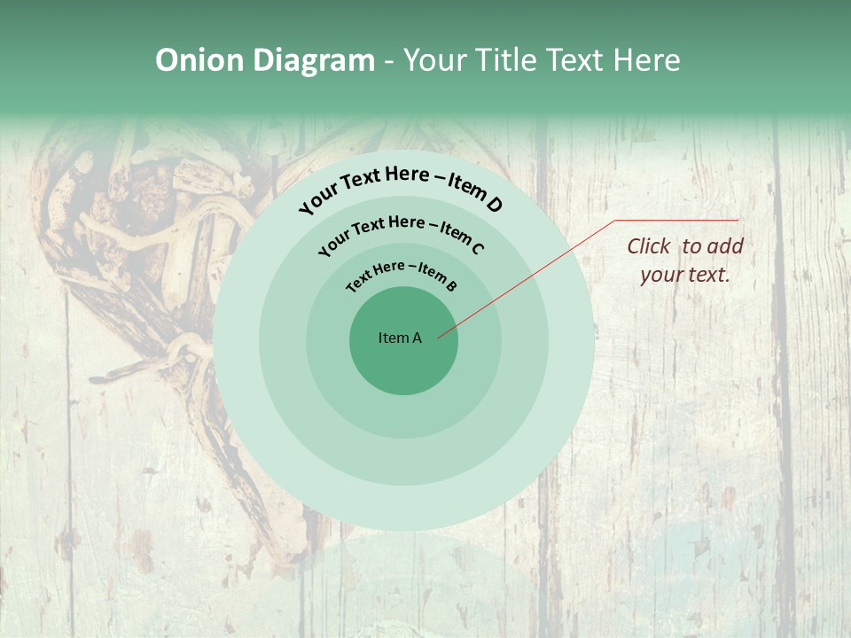 Wooden Ornament Valentine Day PowerPoint Template