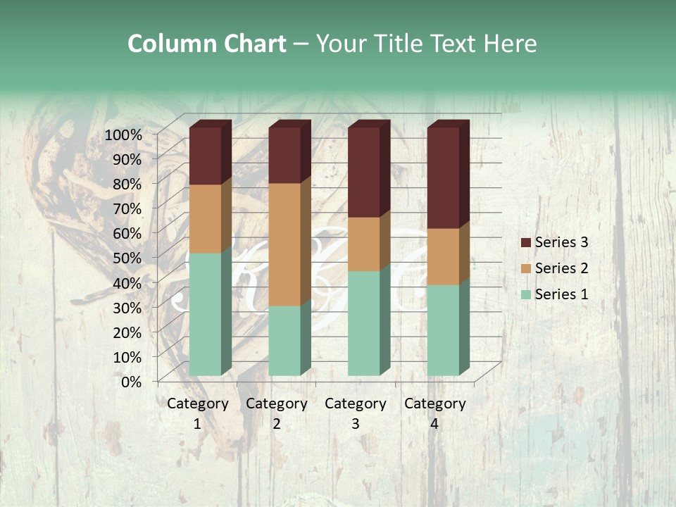 Wooden Ornament Valentine Day PowerPoint Template