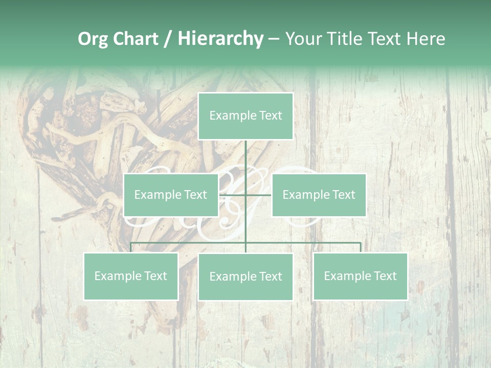 Wooden Ornament Valentine Day PowerPoint Template