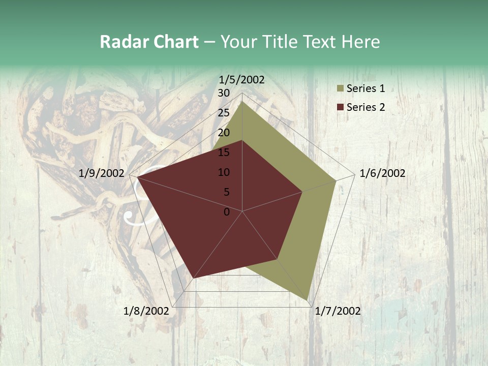 Wooden Ornament Valentine Day PowerPoint Template