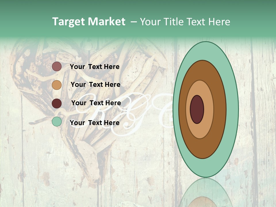 Wooden Ornament Valentine Day PowerPoint Template