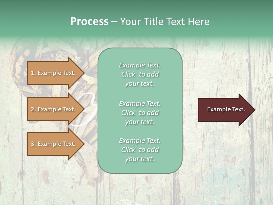 Wooden Ornament Valentine Day PowerPoint Template