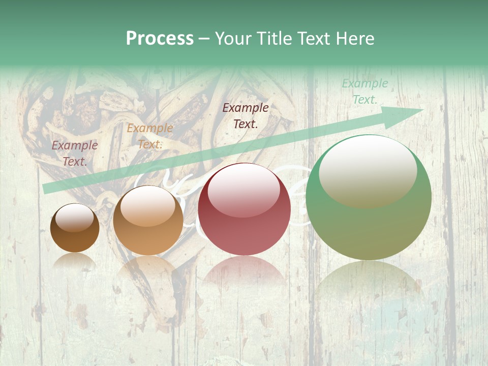 Wooden Ornament Valentine Day PowerPoint Template