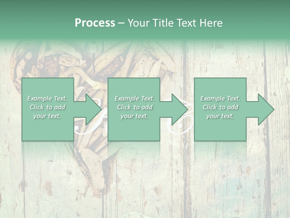 Wooden Ornament Valentine Day PowerPoint Template