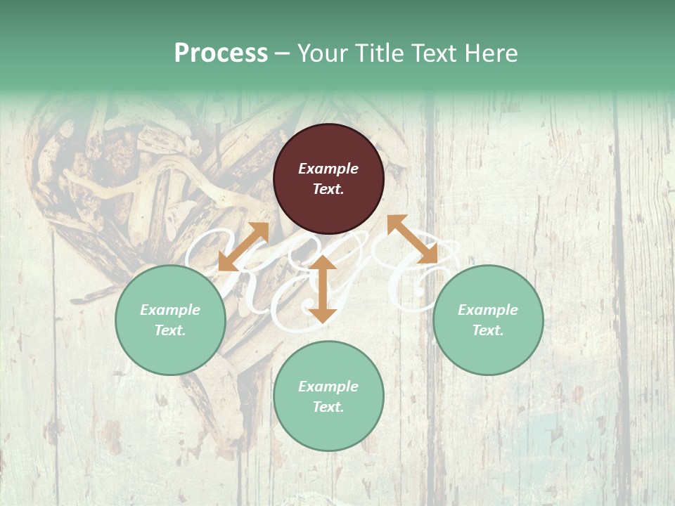 Wooden Ornament Valentine Day PowerPoint Template