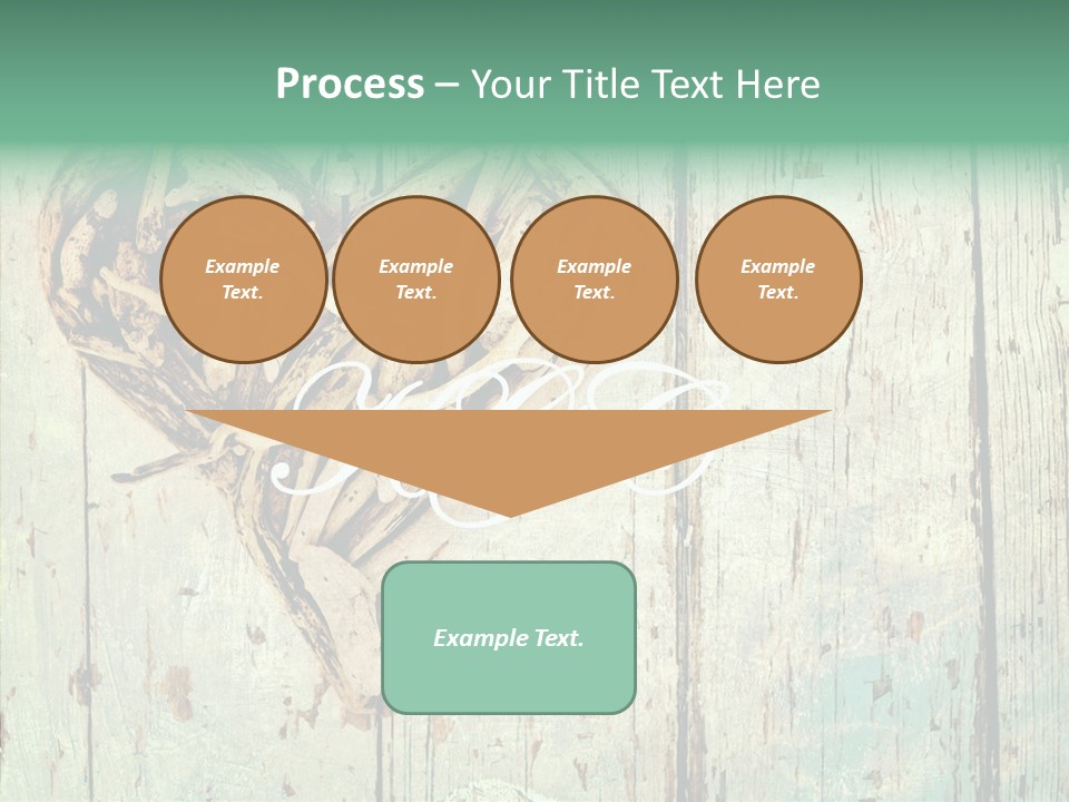 Wooden Ornament Valentine Day PowerPoint Template