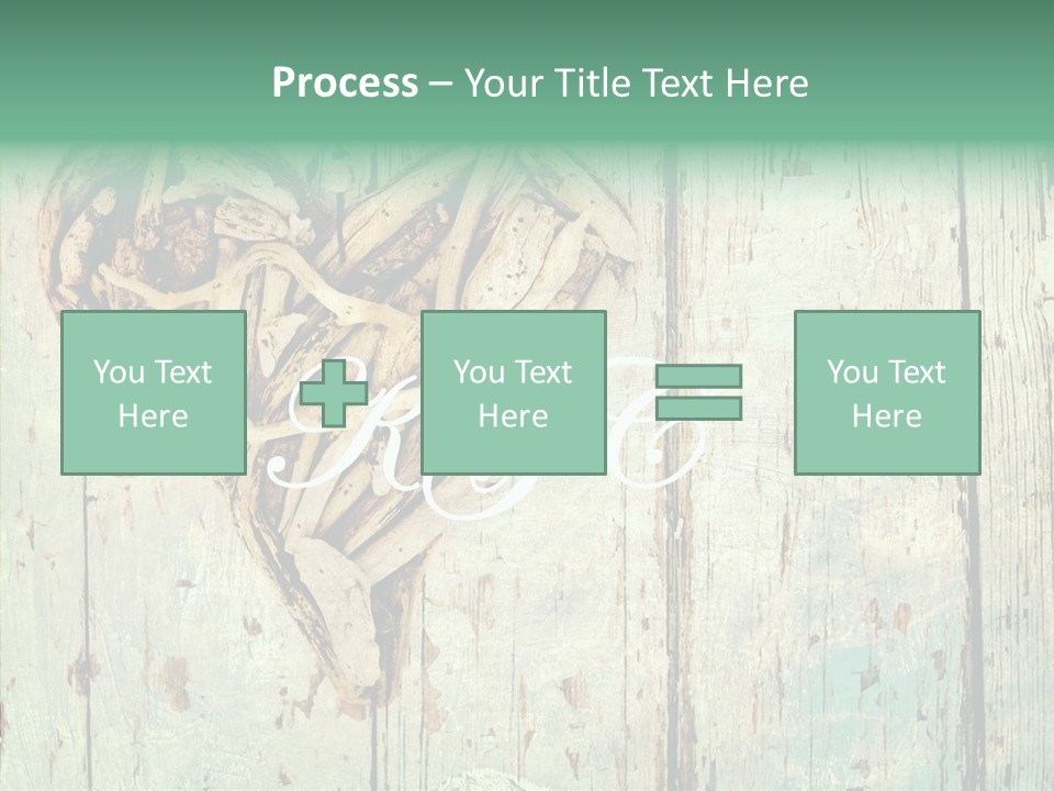 Wooden Ornament Valentine Day PowerPoint Template