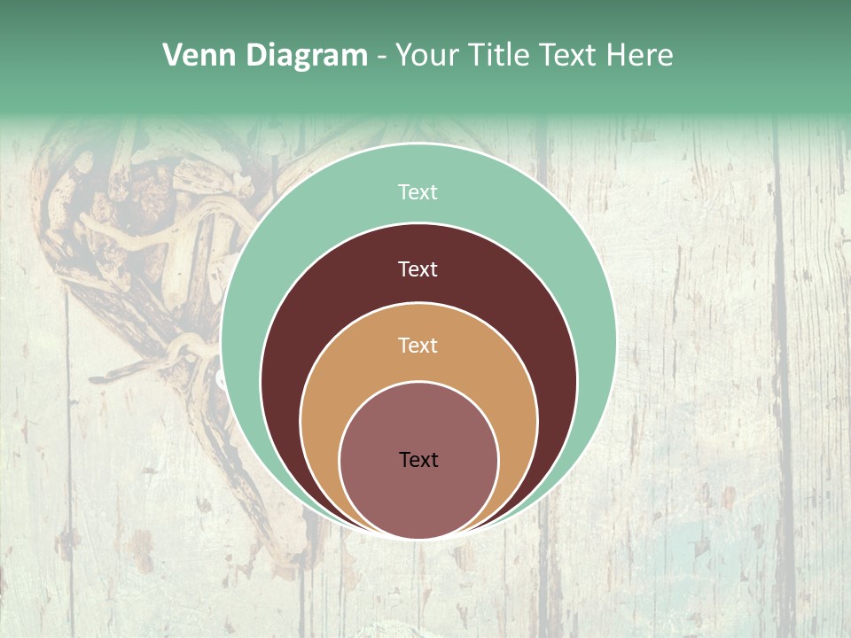 Wooden Ornament Valentine Day PowerPoint Template