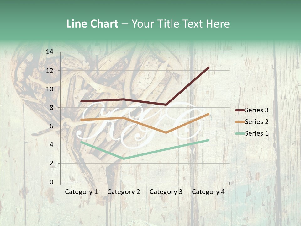 Wooden Ornament Valentine Day PowerPoint Template