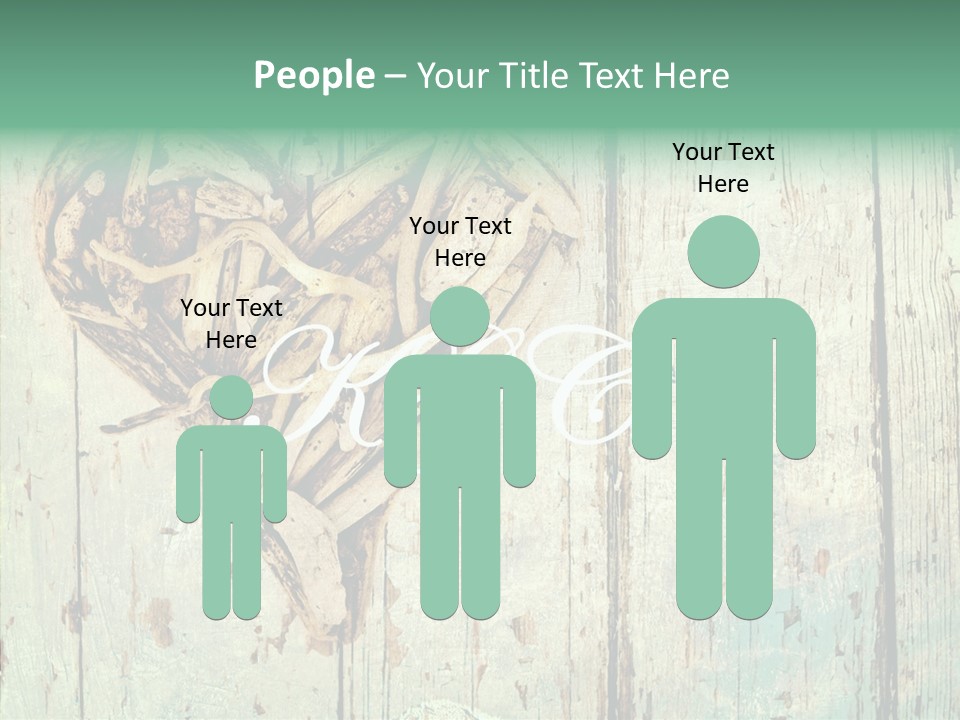 Wooden Ornament Valentine Day PowerPoint Template