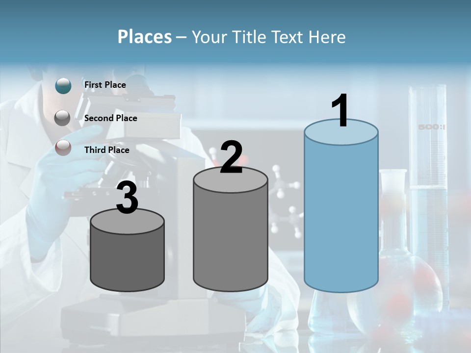 Exam Expertise Microscope PowerPoint Template