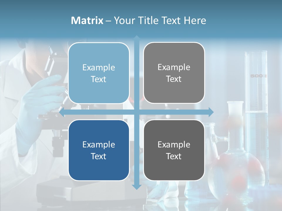 Exam Expertise Microscope PowerPoint Template