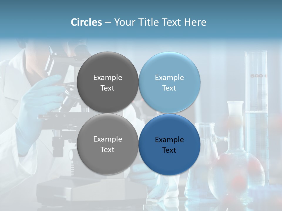 Exam Expertise Microscope PowerPoint Template