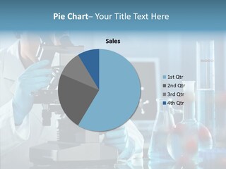 Exam Expertise Microscope PowerPoint Template