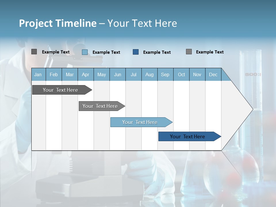 Exam Expertise Microscope PowerPoint Template