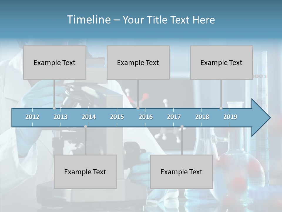Exam Expertise Microscope PowerPoint Template