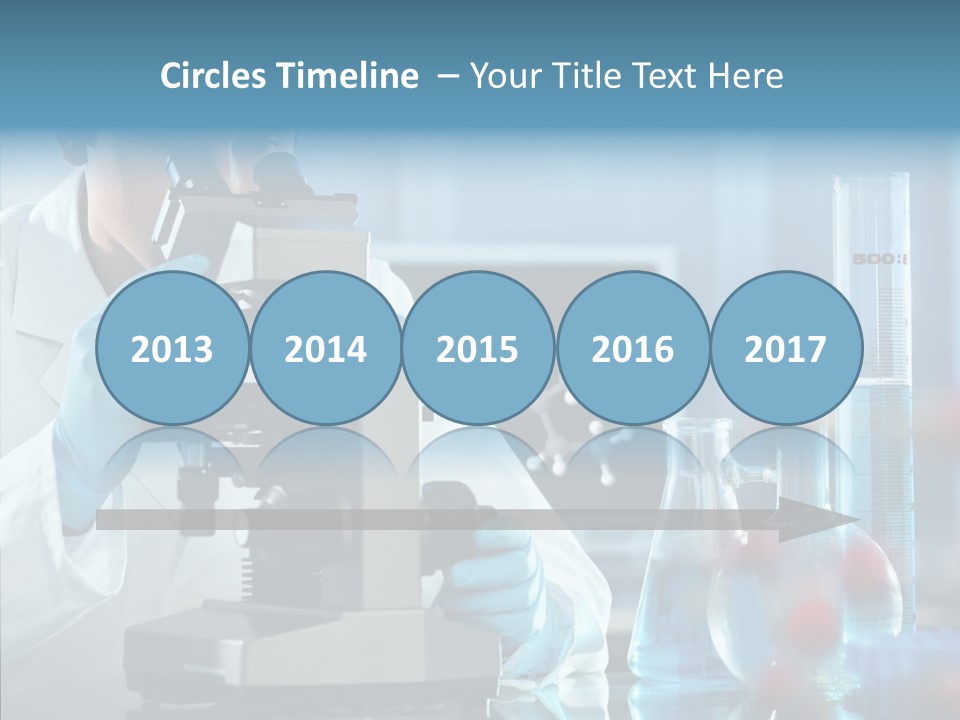 Exam Expertise Microscope PowerPoint Template