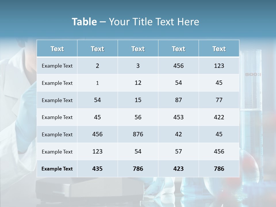 Exam Expertise Microscope PowerPoint Template