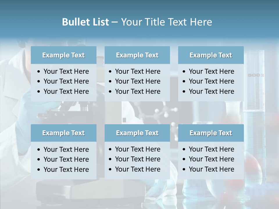 Exam Expertise Microscope PowerPoint Template