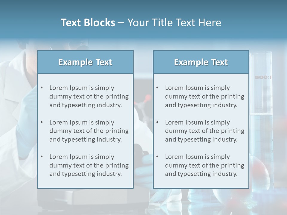 Exam Expertise Microscope PowerPoint Template