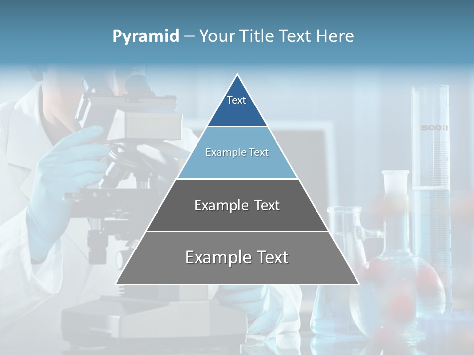 Exam Expertise Microscope PowerPoint Template