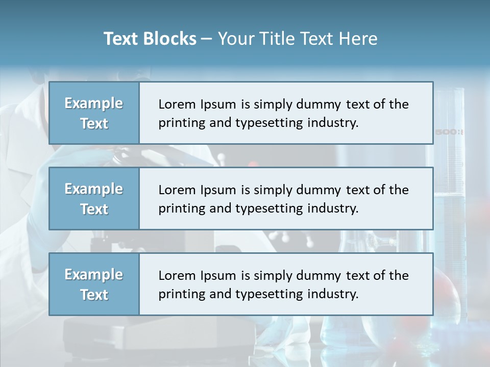 Exam Expertise Microscope PowerPoint Template