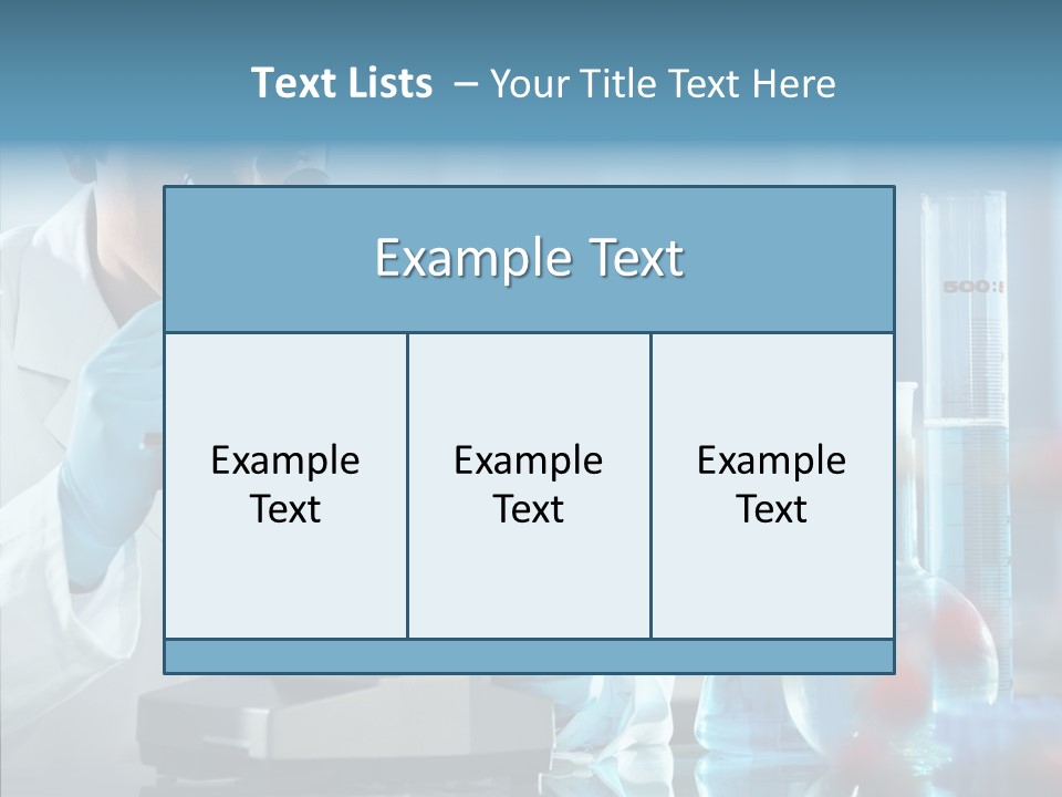 Exam Expertise Microscope PowerPoint Template