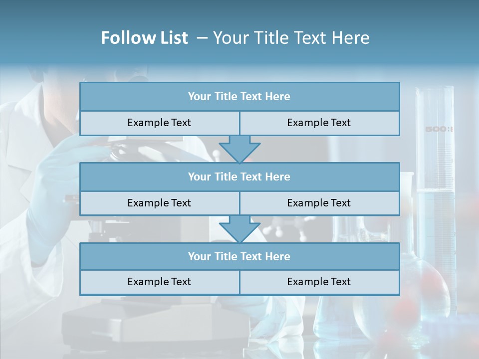 Exam Expertise Microscope PowerPoint Template