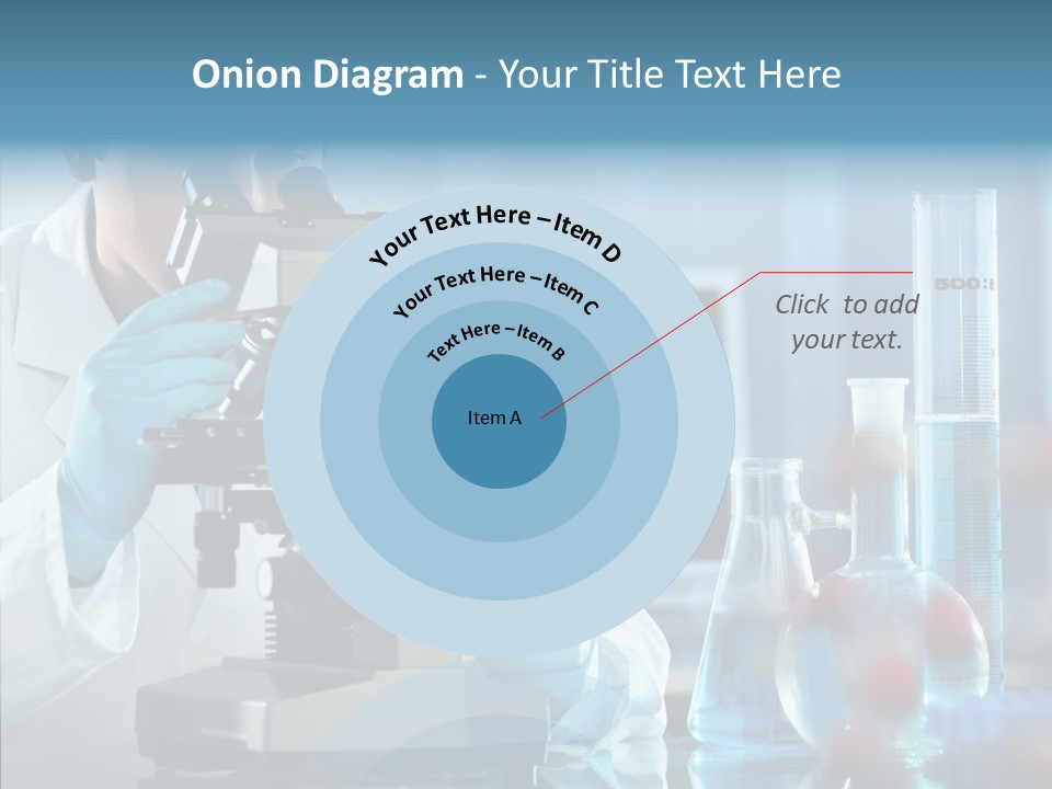 Exam Expertise Microscope PowerPoint Template