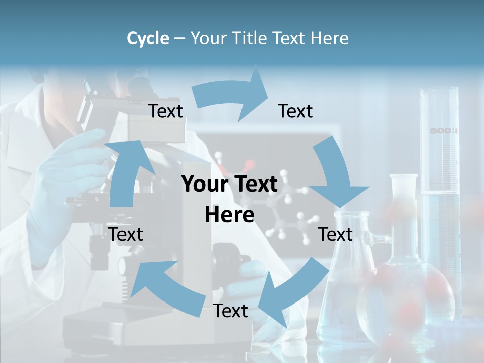Exam Expertise Microscope PowerPoint Template