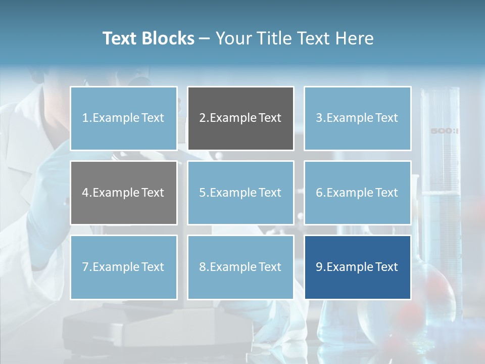 Exam Expertise Microscope PowerPoint Template