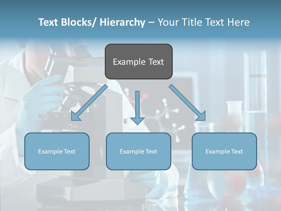 Exam Expertise Microscope PowerPoint Template