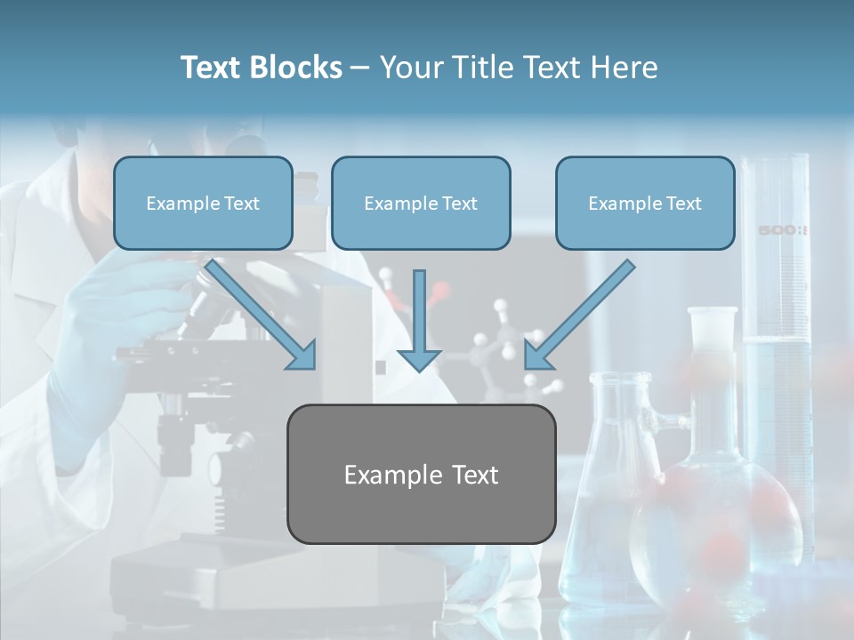 Exam Expertise Microscope PowerPoint Template