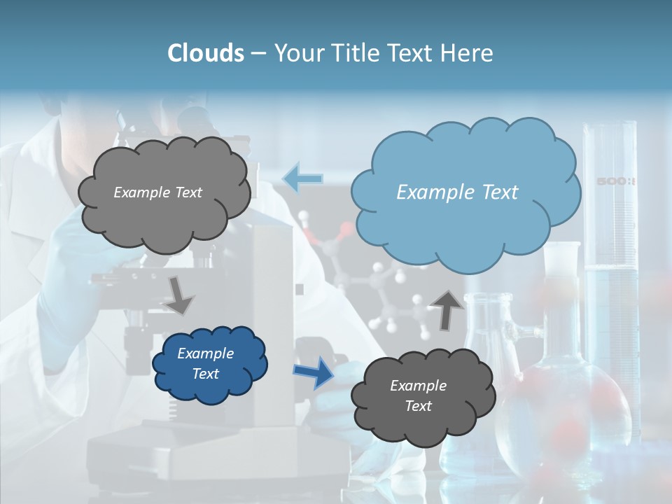 Exam Expertise Microscope PowerPoint Template