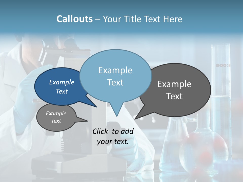 Exam Expertise Microscope PowerPoint Template