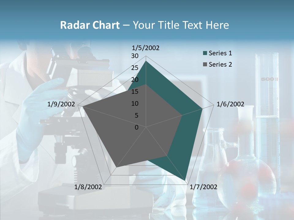 Exam Expertise Microscope PowerPoint Template