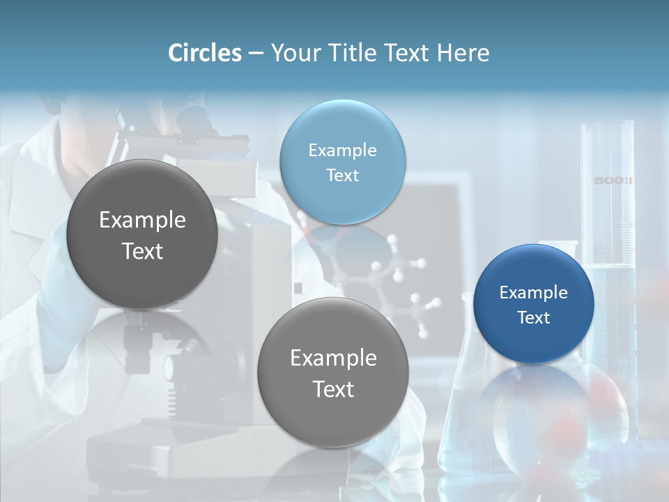 Exam Expertise Microscope PowerPoint Template