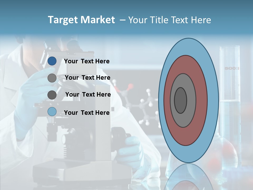 Exam Expertise Microscope PowerPoint Template