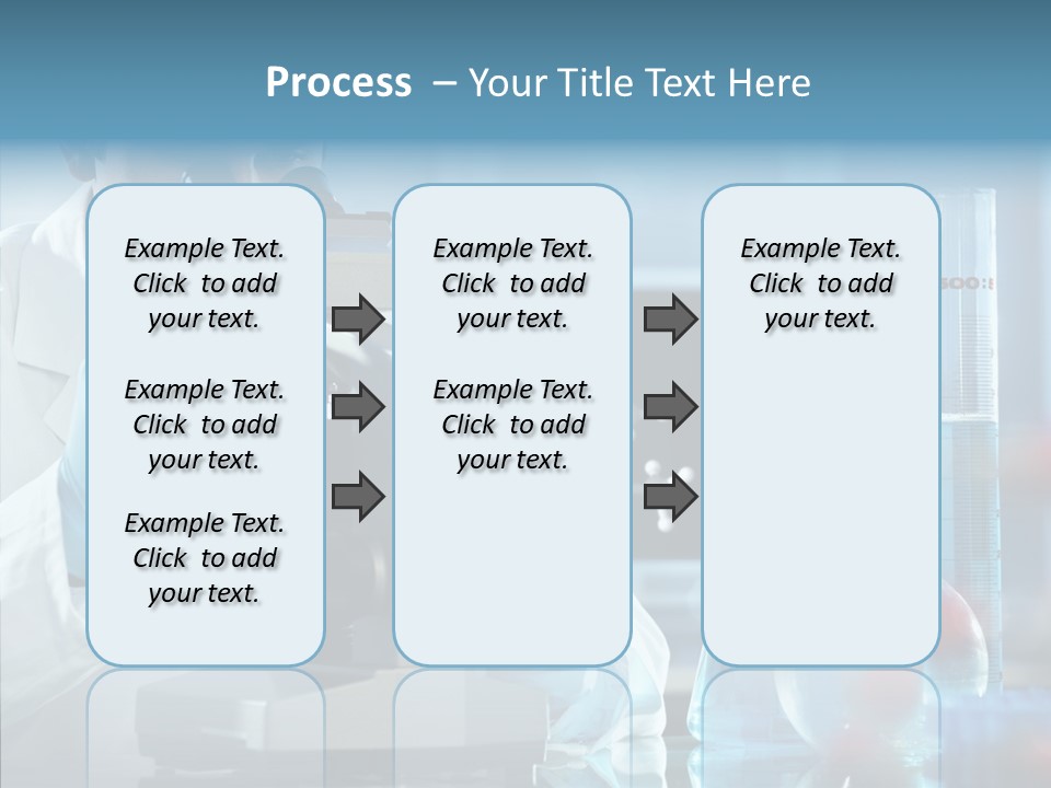 Exam Expertise Microscope PowerPoint Template