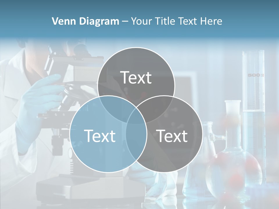Exam Expertise Microscope PowerPoint Template